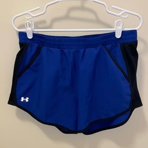UnderArmour Blue/Black Workout shorts